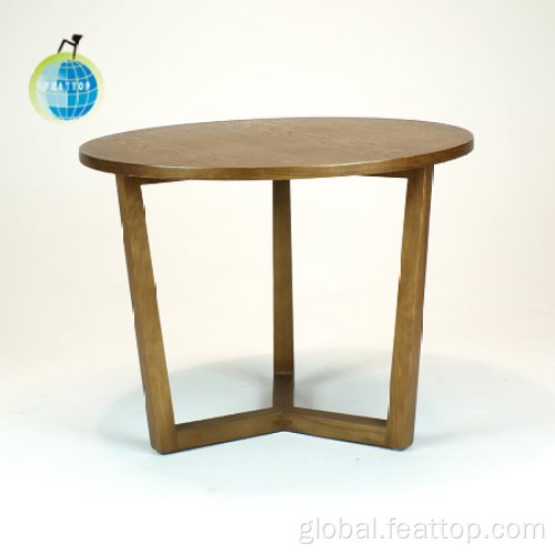 Small Reception Desk Solid Wood Tea Table/Scandinavian Style Coffee Table Manufactory